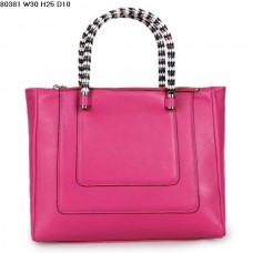 Borsa in pelle Bvlgari New Hand Carry Serpenti Ferrari Fucsia 80381