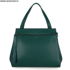 Borsa Celine EDGE in pelle di vitello verde 26938