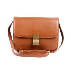 Borsa media Celine Clasp Classic Box color albicocca Borsa media Celine Clasp Classic Box color albicocca