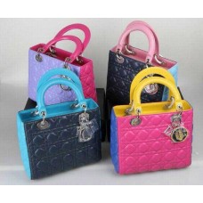 Migliore replica della borsa Dior Lady Default in pelle di agnello