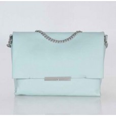 Borsa a tracolla Celine Blade Flap Original in pelle azzurra 3078A