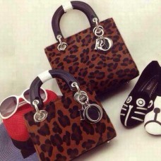 Borsa a mano Dior Lady Default marrone, qualità AAA