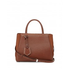 Borsa tote Fendi 2Jours Petite color noce/cognac