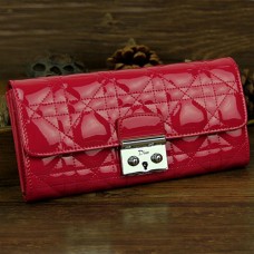 Portafoglio Dior Flap 9002 Rosso