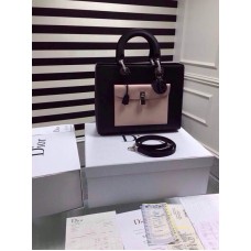 Replica Dior Lady Default Totes Borsa a mano in pelle di agnello Replica-e3