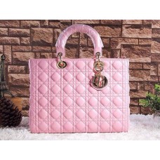 Replica della borsa a mano Dior Lady Default in vera pelle
