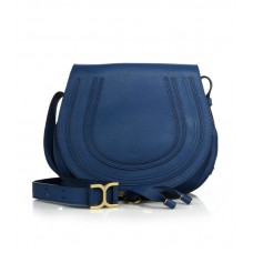 Borsa a tracolla media Chloe Marcie blu Borsa a tracolla media Chloe Marcie blu