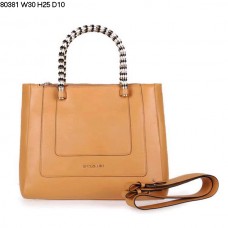 Borsa a mano Bvlgari Serpenti Ferrari in pelle color albicocca 80381