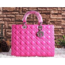 Replica Dior Lady Default in vera pelle rossa - Prezzo