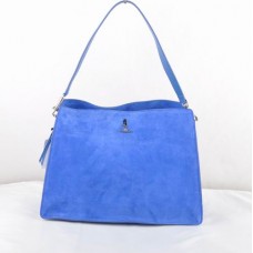 Borsa Celine EDGE in pelle scamosciata blu 309