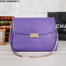 Borsa Diorling Dior in pelle di vitello viola (dettagli dorati) 52281 Borsa Diorling Dior in pelle di vitello viola (dettagli dorati) 52281