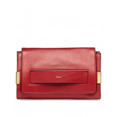 Pochette Chloe Elle con tracolla, rossa