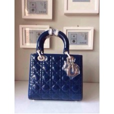 Replica Dior Lady Default in pelle blu