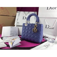 Replica della borsa tote Dior Lady Default blu