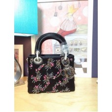 Replica Dior Lady Default Totes Borsa a mano in pelle di agnello Replica-c9