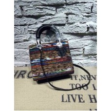 Borsa a mano Dior Lady Default nera, qualità AAA