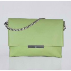 Borsa a tracolla Celine Blade Flap Original in pelle verde chiaro 3078A Borsa a tracolla Celine Blade Flap Original in pelle verde chiaro 3078A