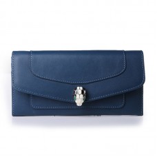 Portafoglio Bvlgari Serpenti Original in pelle blu 201302