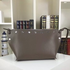 Borsa Celine Sailor media in pelle di vitello color kaki