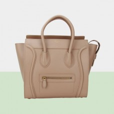 Borsa tote grande Celine con motivo gamberetti rosa