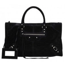 Balenciaga Baby Daim Work Antracite/Argento