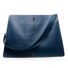 Borsa a tracolla Celine Original in pelle blu scuro 3355
