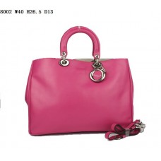 Borsa Dior Diorissimo Jumbo in pelle nappa color pesca (finiture argentate) 8002 Borsa Dior Diorissimo Jumbo in pelle nappa color pesca (finiture argentate) 8002