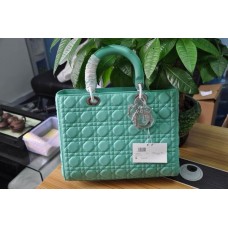 Replica della borsa Dior Lady Default verde