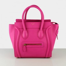 Borsa tote Celine Medium Luggage in pelle rosa Borsa tote Celine Medium Luggage in pelle rosa