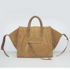 Borse Celine Boston in pelle scamosciata color albicocca Borse Celine Boston in pelle scamosciata color albicocca