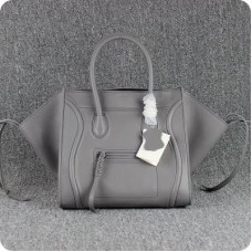 Borse Celine Boston Square in pelle di vitello grigia Borse Celine Boston Square in pelle di vitello grigia