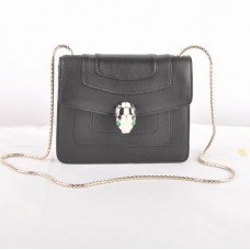 Borsa a tracolla Bvlgari Serpenti Original in pelle nera 604