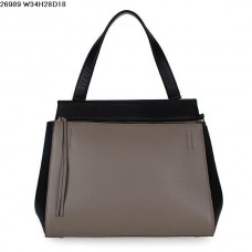 Borsa Celine EDGE in pelle di vitello color kaki/nera 26938