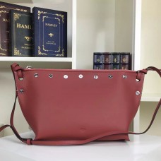 Borsa Celine Sailor media in pelle di vitello color mattone