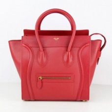 Borsa tote grande Celine in pelle rossa Borsa tote grande Celine in pelle rossa