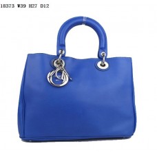 Borsa Dior Diorissimo Jumbo in pelle nappa blu zaffiro (hardware argentato) 18373 Borsa Dior Diorissimo Jumbo in pelle nappa blu zaffiro (hardware argentato) 18373