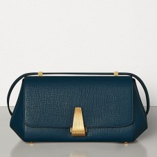 Bottega Veneta Small BV Angle Bag In Deep Blue Palmellato Bottega Veneta Small BV Angle Bag In Deep Blue Palmellato