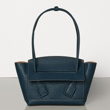 Bottega Veneta Arco 33 Bag In Blue Grainy Calfskin Bottega Veneta Arco 33 Bag In Blue Grainy Calfskin