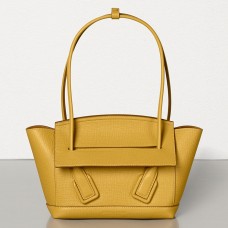 Bottega Veneta Arco 33 Bag In Yellow Grainy Calfskin Bottega Veneta Arco 33 Bag In Yellow Grainy Calfskin