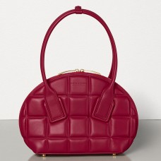 Bottega Veneta BV Swoop Small Bag in pelle di vitello color amaranto Bottega Veneta BV Swoop Small Bag in pelle di vitello color amaranto