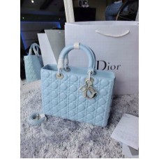 Borsa a mano Dior Lady in pelle di agnello.
