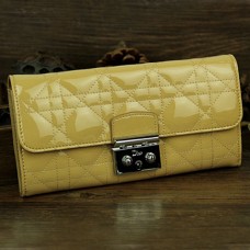 Portafoglio Dior Flap 9002 Giallo Portafoglio Dior Flap 9002 Giallo