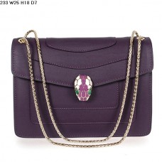 Borsa Bvlgari Serpenti GM in pelle di vitello viola Borsa Bvlgari Serpenti GM in pelle di vitello viola