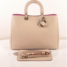 Borsa Dior Diorissimo Jumbo in pelle originale beige (dettagli dorati) 602