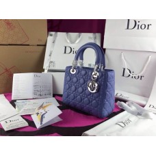 Borsa Dior Lady Default blu, imitazione AAA
