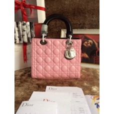 Replica della borsa a mano Dior Lady Totes in pelle rosa