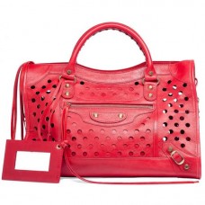 Balenciaga City a pois rossi