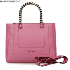 Borsa a mano Bvlgari Serpenti Ferrari in pelle rosa 80381