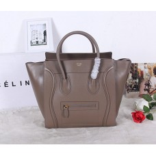 Borsa tote grande Celine, colore grigio scuro.