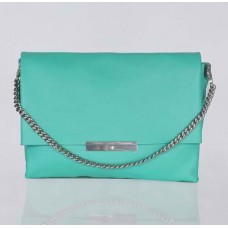 Borsa a tracolla Celine Blade Flap Original in pelle verde 3078A Borsa a tracolla Celine Blade Flap Original in pelle verde 3078A